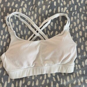 TASC Women's White Strappy Bralette